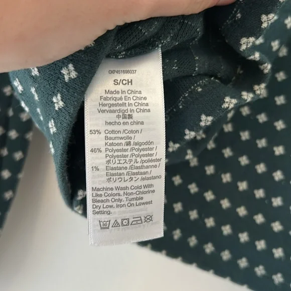 Madewell Floral Jacquard Puff-Sleeve Top in Green Lane - Picture 7 of 8